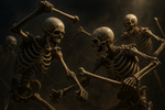 realistic skeletons fight 